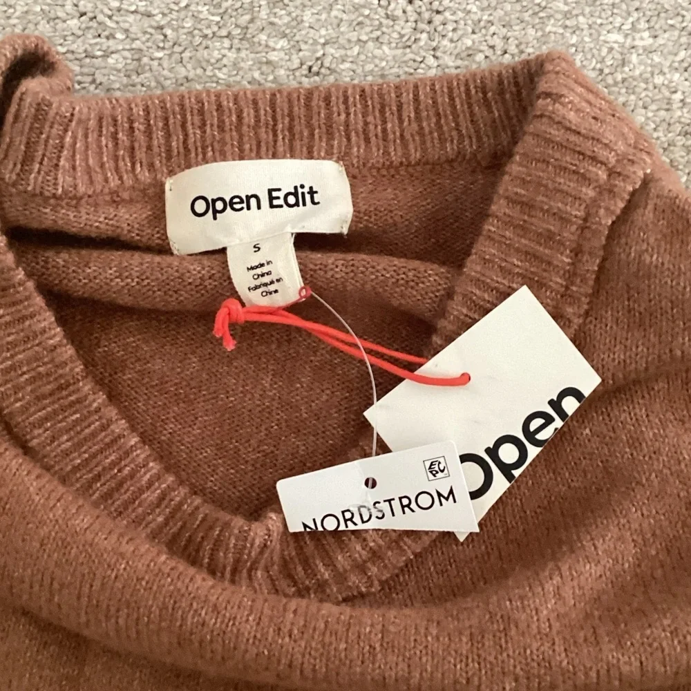 Nordstrom Open Edit Tan Sweater - Picture 2 of 6